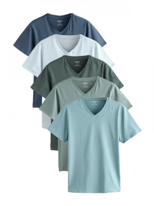 Foto van product Next Shirt navy / pastelblauw / mintgroen / pastelgroen / donkergroen
