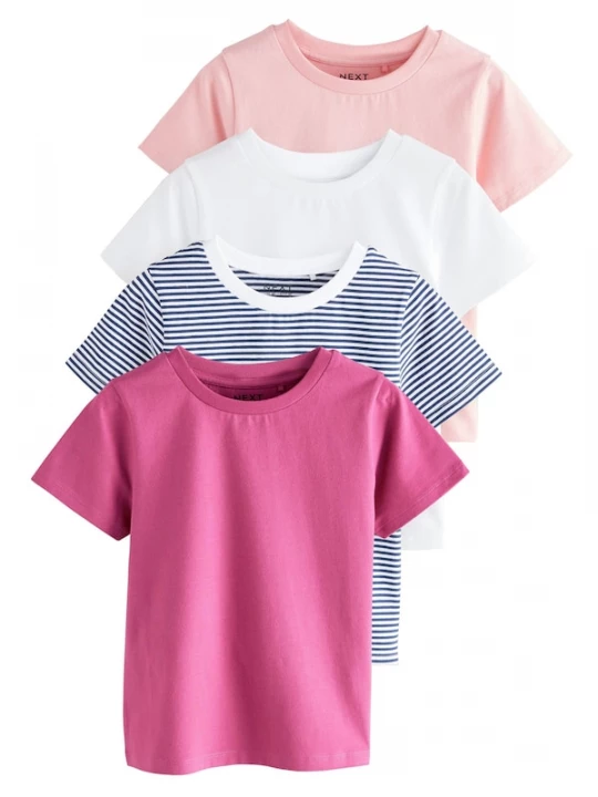 Foto van product Next Shirt navy / pink / rosa / wit