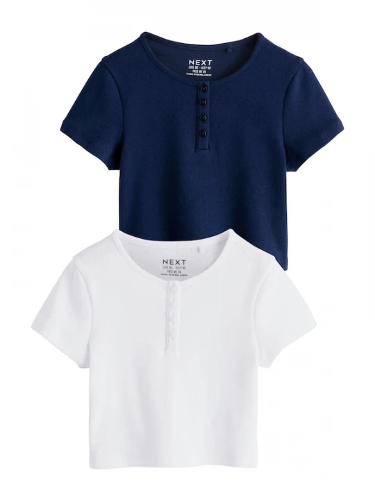 Foto van product Next Shirt navy / wit