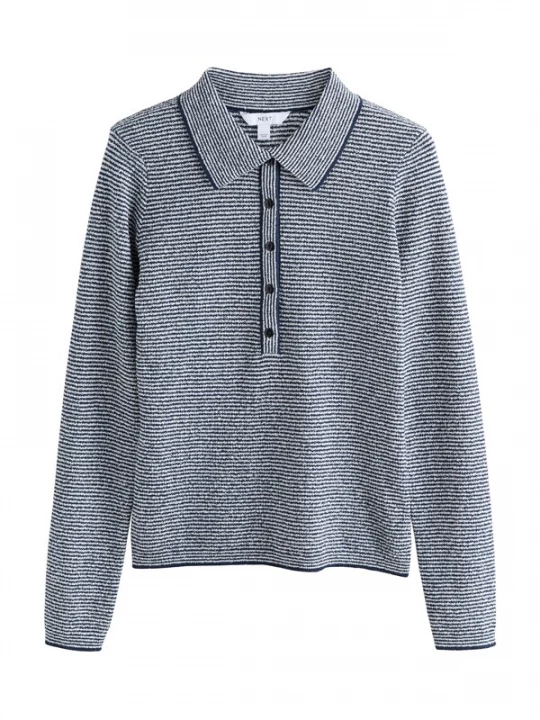 Foto van product Next Shirt navy / wit