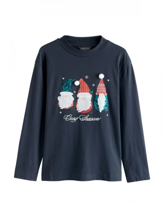 Foto van product Next Shirt navy / wit