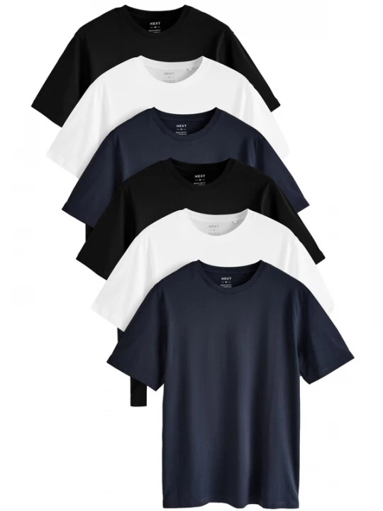 Foto van product Next Shirt navy / zwart / wit