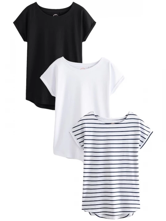 Foto van product Next Shirt navy / zwart / wit