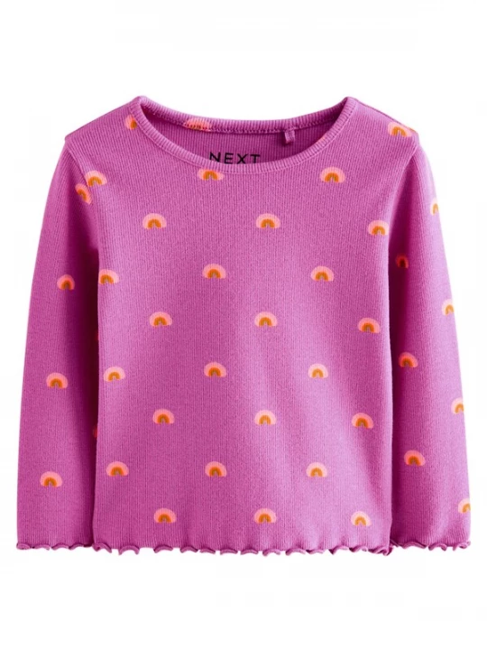 Foto van product Next Shirt olijfgroen / orchidee / oranje / rosa