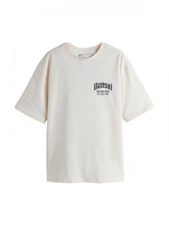 Foto van product Next Shirt oranje / rosa / zwart / wit
