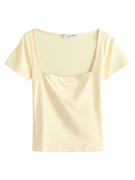 Foto van product Next Shirt pasteelgeel