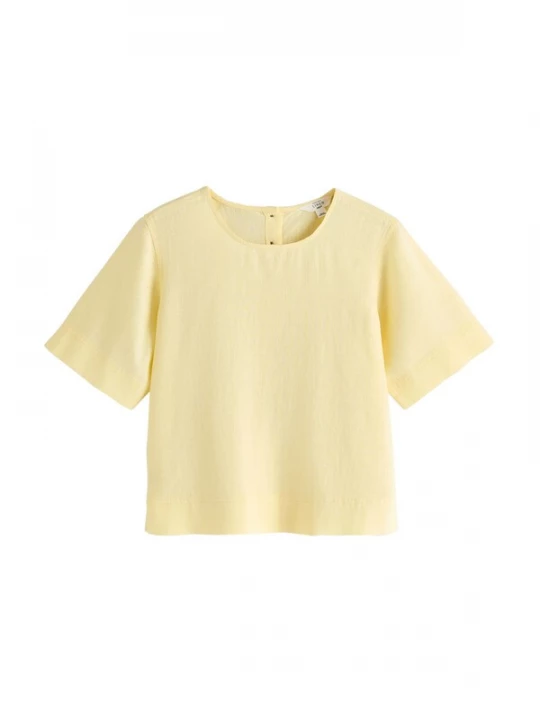Foto van product Next Shirt pasteelgeel