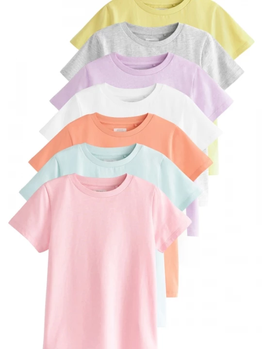 Foto van product Next Shirt pastelblauw / pastellila / pasteloranje / wit