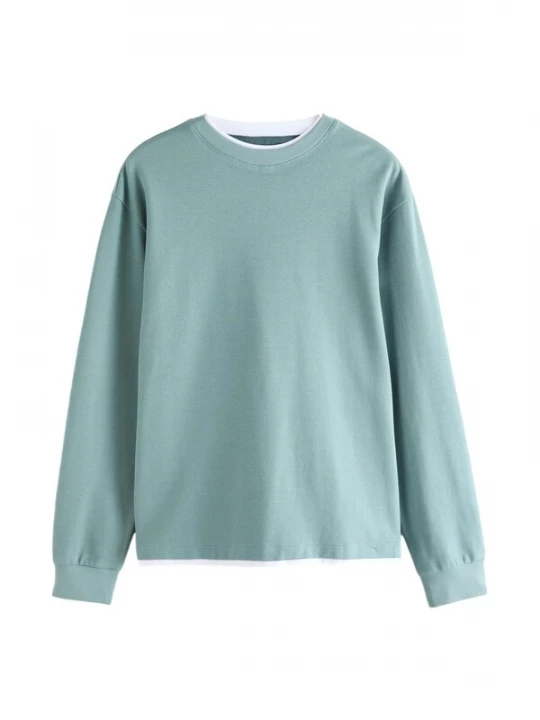 Foto van product Next Shirt petrol / wit