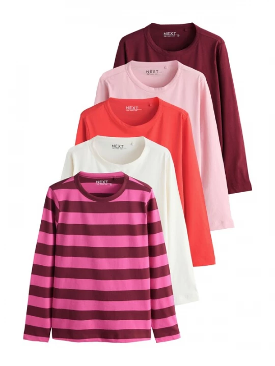 Foto van product Next Shirt pink / lichtroze / bourgogne / wit