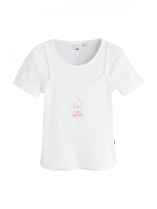 Foto van product Next Shirt pink / wit