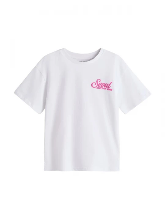 Foto van product Next Shirt pink / wit