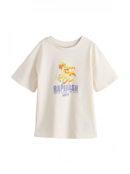 Foto van product Next Shirt 'Pokemon' ecru / geel / sering / mandarijn