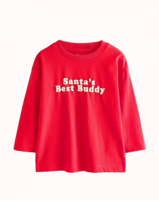 Foto van product Next Shirt rood / offwhite
