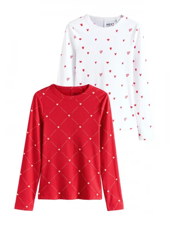 Foto van product Next Shirt rood / wit