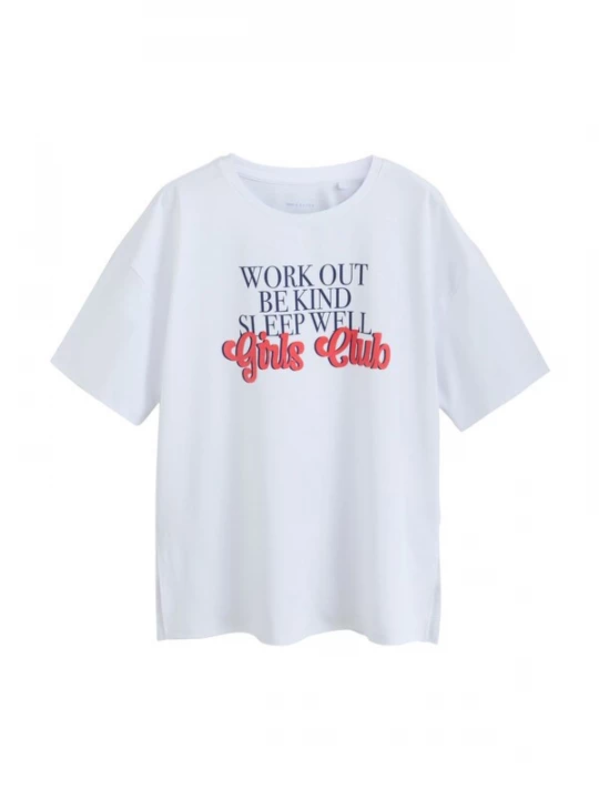 Foto van product Next Shirt rood / zwart / wit