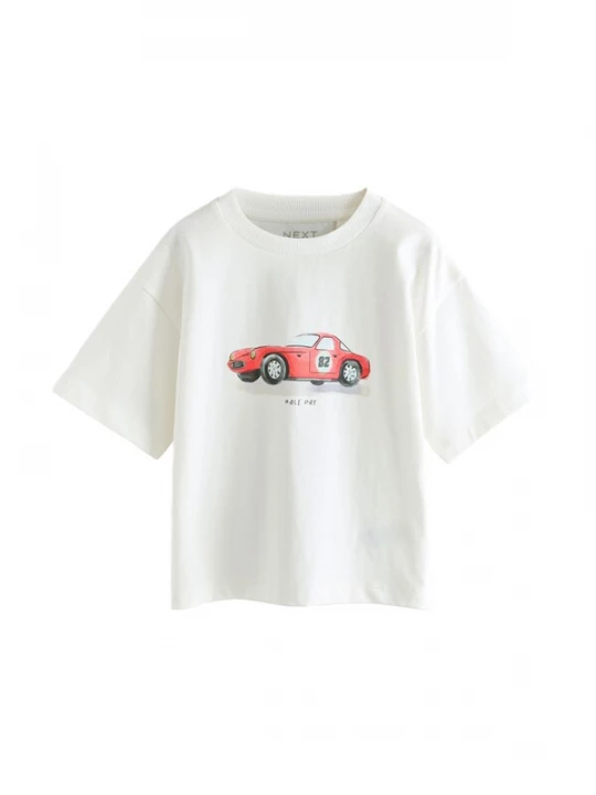 Foto van product Next Shirt rood / zwart / wit