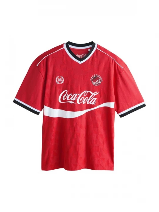 Foto van product Next Shirt rood / zwart / wit