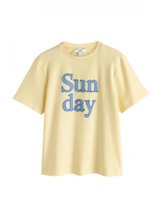 Foto van product Next Shirt saffier / geel