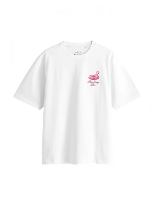 Foto van product Next Shirt 'Seminal' lichtblauw / donkergroen / pink / wit