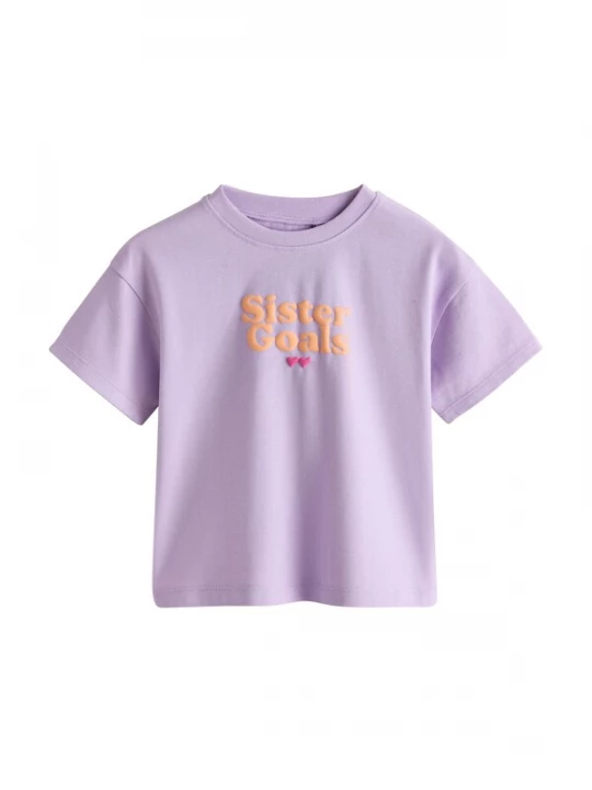 Foto van product Next Shirt 'Sister' sering / oranje