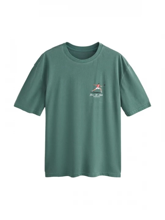 Foto van product Next Shirt smaragd / watermeloen rood / zwart / wit