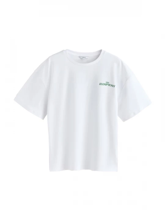 Foto van product Next Shirt smaragd / wit