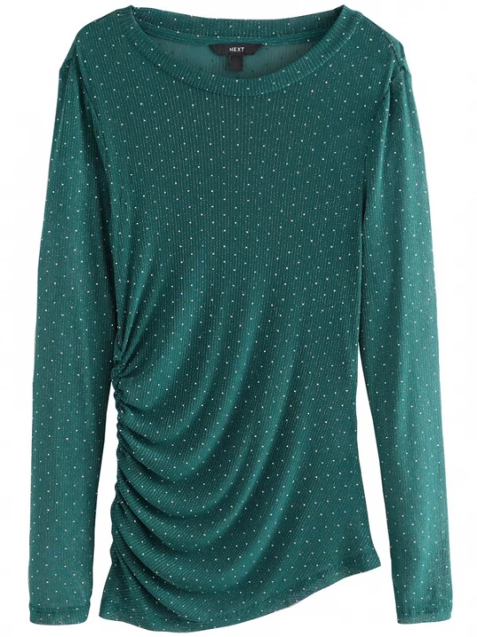 Foto van product Next Shirt smaragd / zilver