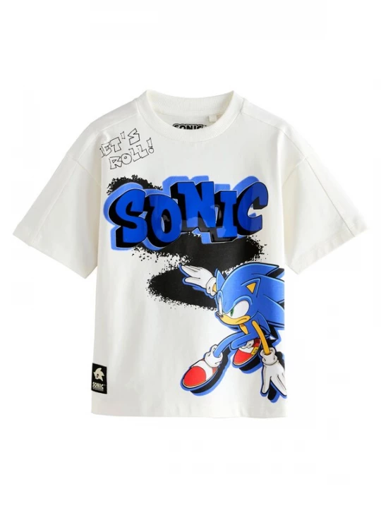 Foto van product Next Shirt 'Sonic' ecru / blauw