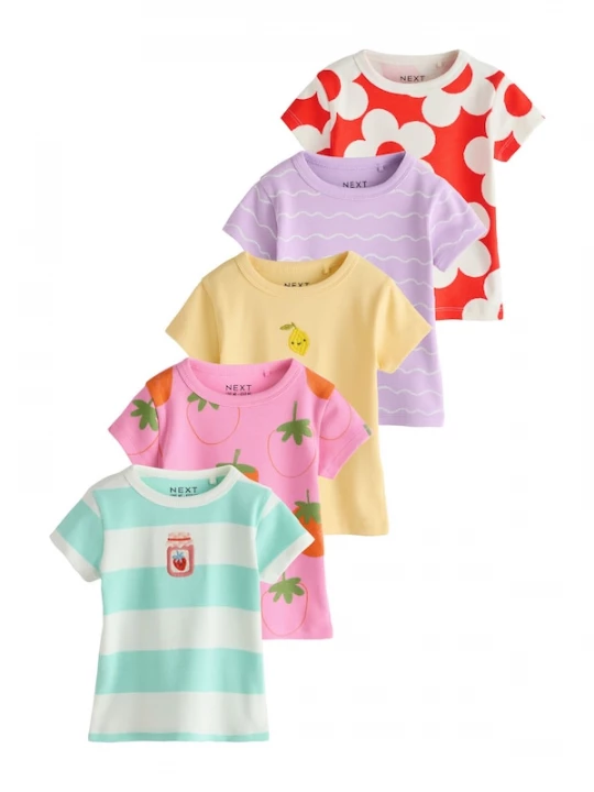 Foto van product Next Shirt turquoise / geel / lavendel / pink / rood
