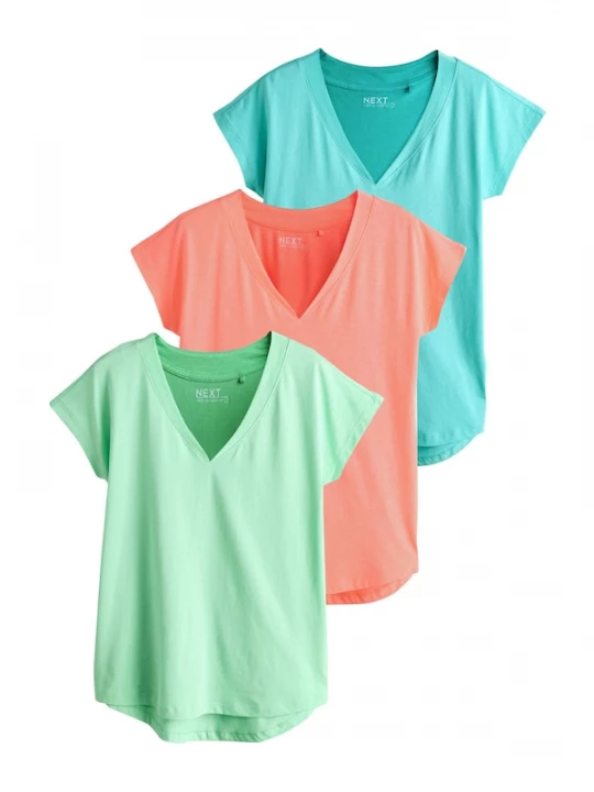 Foto van product Next Shirt turquoise / mintgroen / oranje