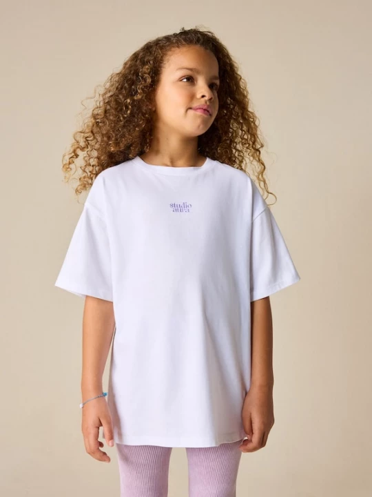 Foto van product Next Shirt violetblauw / wit