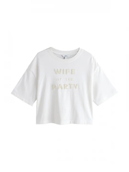 Foto van product Next Shirt wit / parelwit