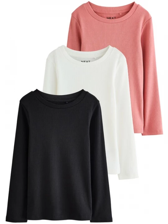Foto van product Next Shirt zalm roze / zwart / wit