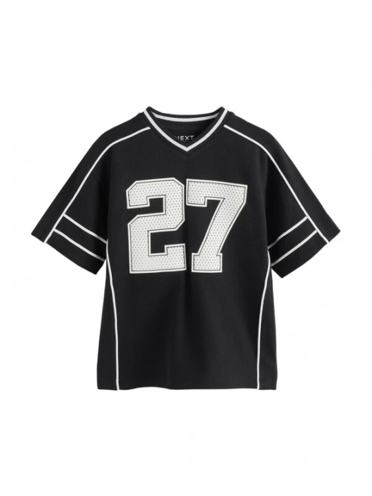 Foto van product Next Shirt zwart / wit