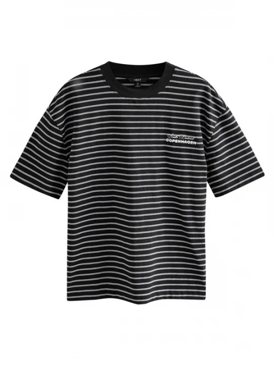 Foto van product Next Shirt zwart / wit