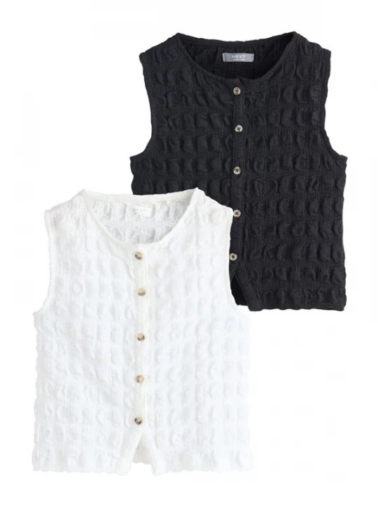 Foto van product Next Shirt zwart / wit