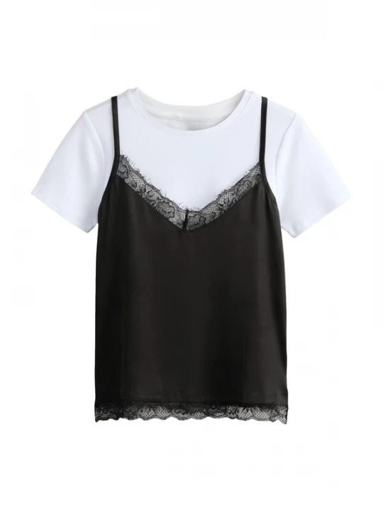 Foto van product Next Shirt zwart / wit