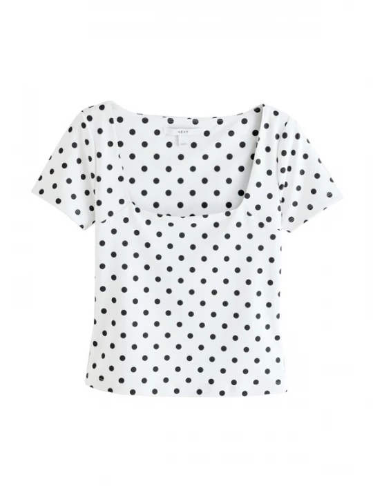 Foto van product Next Shirt zwart / wit