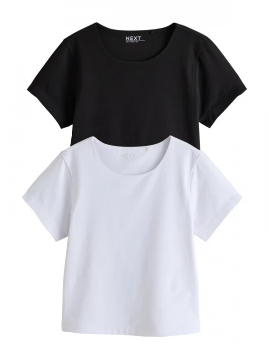 Foto van product Next Shirt zwart / wit