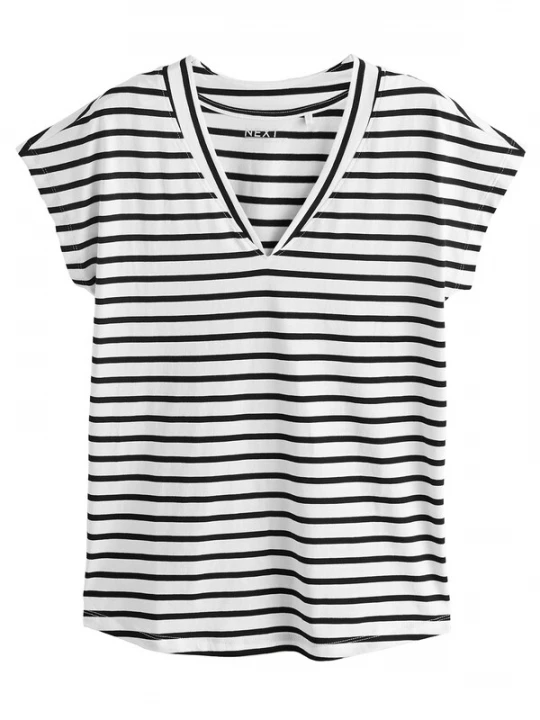 Foto van product Next Shirt zwart / wit