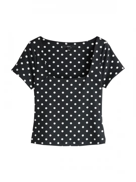 Foto van product Next Shirt zwart / wit