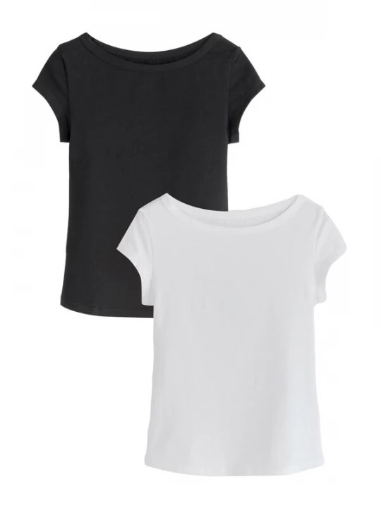 Foto van product Next Shirt zwart / wit