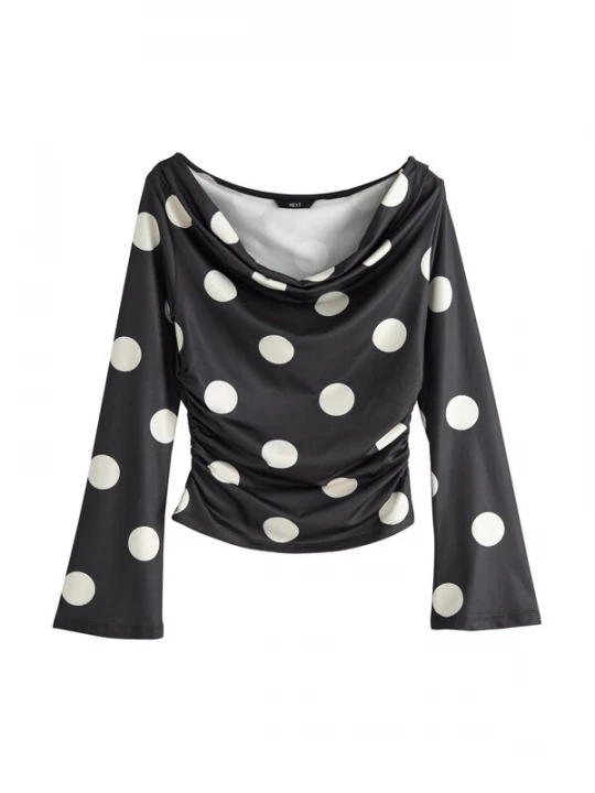 Foto van product Next Shirt zwart / wit