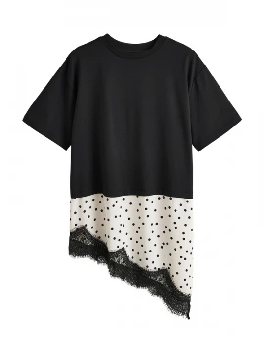 Foto van product Next Shirt zwart / wit