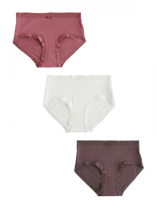 Foto van product Next Slip chocoladebruin / bourgogne / offwhite