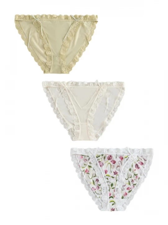Foto van product Next Slip crème / kaki / donkerroze / wit
