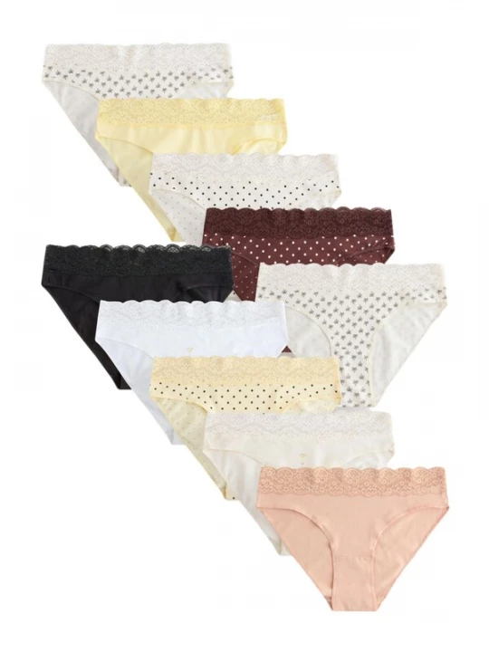 Foto van product Next Slip crème / lichtgeel / abrikoos / donkerrood / zwart / wit