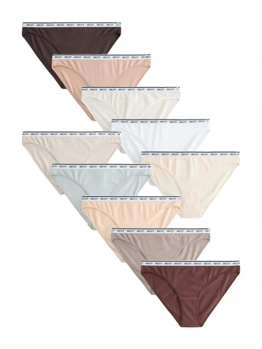Foto van product Next Slip crème / nude / lichtblauw / chocoladebruin / donkerbruin / bruin gemêleerd / taupe / lichtoranje / wit / wit gemêleerd