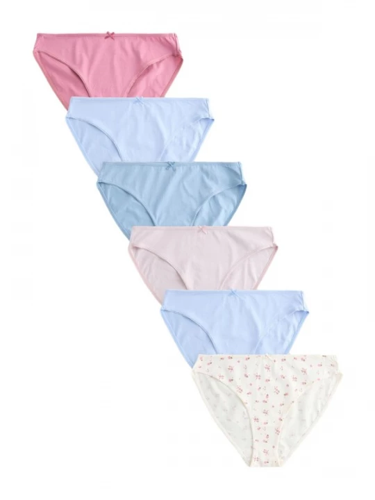 Foto van product Next Slip ecru / lichtblauw / pitaja roze / wit